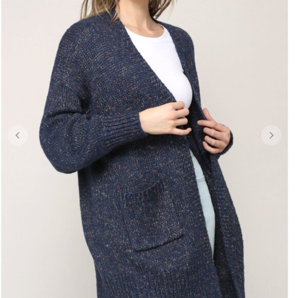 Sweaters - #123 CARDIGAN OPEN FRONT